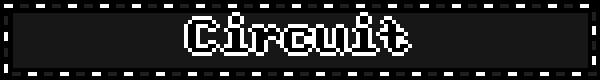Black blinkie with the text "Circuit"
