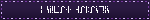 Untitled Purple blinkie with the text "I speak Galactic" in Minecraft's Standard Galactic Alphabet font