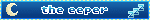 Untitled Blue blinkie that says "the eeper" with icons of a moon and cartoon sleeping Zs