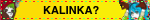 Yellow blinkie with Gumi and Miku from the song Matryoshka, with alternating text that says "kalinka? malika?"