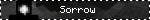 Untitled Blinkie with a Minecraft cave background and a picture of Sorrow from wl.jar with the text "Sorrow"
