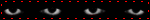 Black blinkie with a red border and two pairs of hyperrealistic eyes blinking rapidly