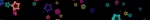 Untitled A textless blinkie with rainbow neon stars falling on a black background