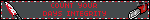Grey blinkie with a red and light grey border, pixel art of a bloody knife and a chainsaw, and the text "COUNT YOUR DAYS INTEGRITY"